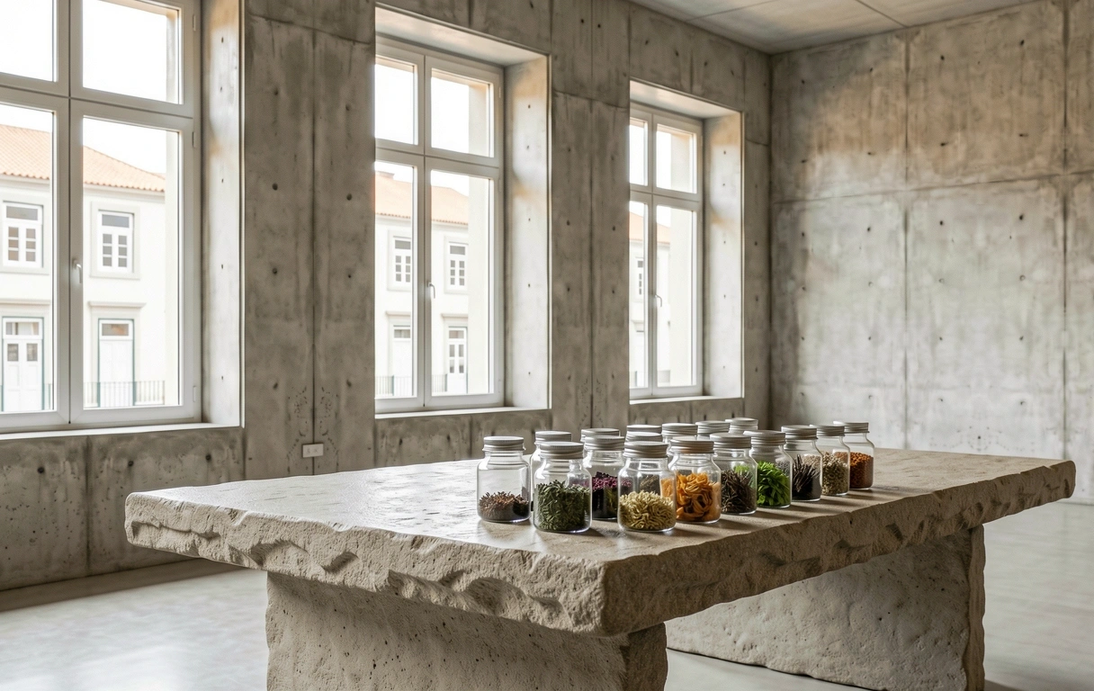 Laboratório de botânica e ciência natural